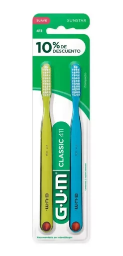 Gum Cepillo de Dientes 411 x 2